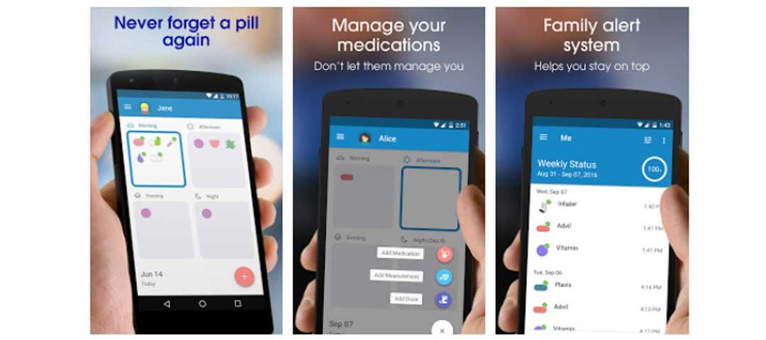 android pill reminder app